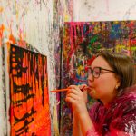 Malowanie przez chlapanie w Pigcasso Kraków