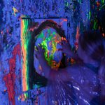 Malowanie neonami dla dzieci w studiu artystycznym Katowice